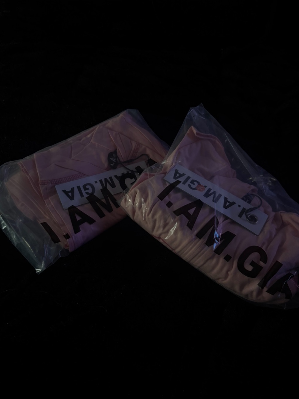 I.AM.GIA Pastel Pink ZIP UP AND FLARED LEGGINGS SET